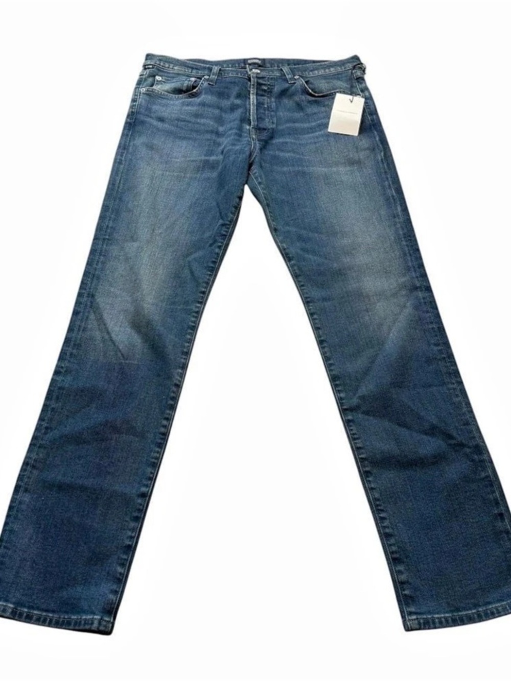 Citizens of Humanity MATTED Relaxed Taper Straight Leg Blue Waist 32 NWT